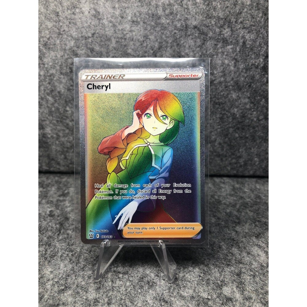 Cheryl rainbow rare Pokémon card